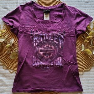 Harley Davidson Cyber V-neck Tee